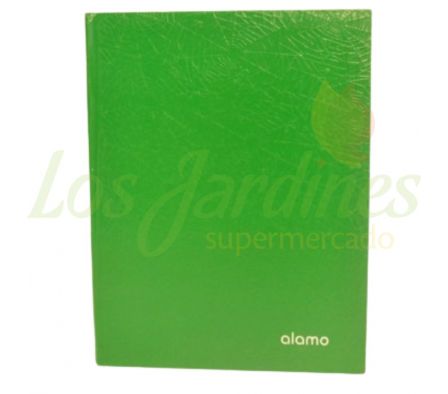 CUADERNO ALAMO ARAÑA CLASICO VERD.OSC.1R 178H