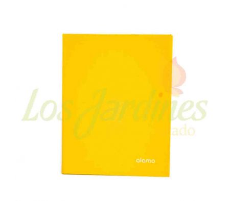 CUADERNO ALAMO CLASICO ARAÑA AMARILLO 2R 48H