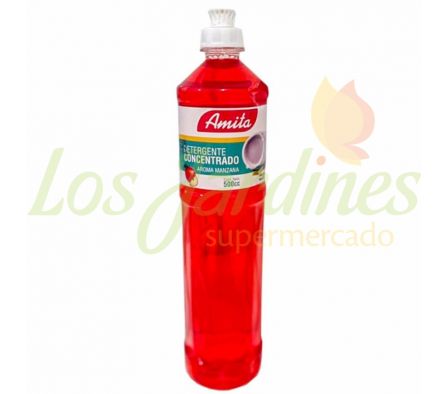 DETERGENTE AMITA MANZANA 500CC