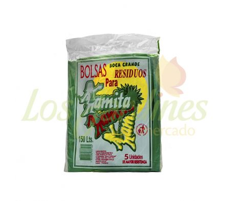 BOLSA P/ RESIDUOS 150 LT-VERDES