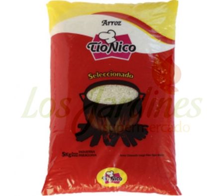 ARROZ TIO NICO LARGO FINO ROJO 5 K