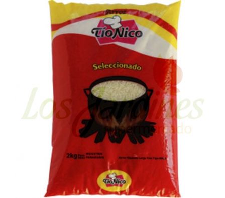 ARROZ TIO NICO LARGO FINO ROJO 2 K