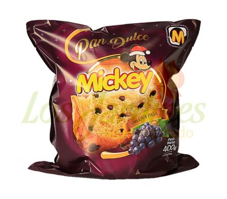 PAN DULCE MICKEY CON UVA PASA 400G