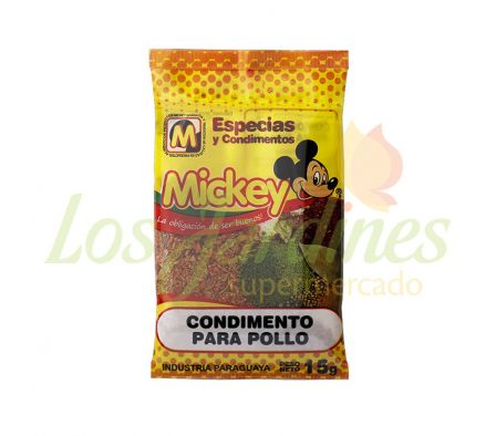 CONDIMENTO PARA POLLO MICKEY 15G
