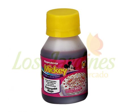 COLORANTE MICKEY ROJO 60ML