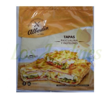 TAPA PASCUALINA RECTANGULAR ALBERDIN 500 GRS
