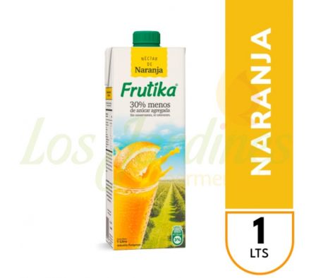 JUGO DE NARANJA FRUTIKA 1 LT-.