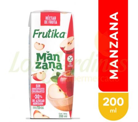 JUGO DE MANZANA FRUTIKA 200 ML