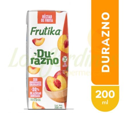 JUGO NECTAR DURAZNO FRUTIKA 200 ML