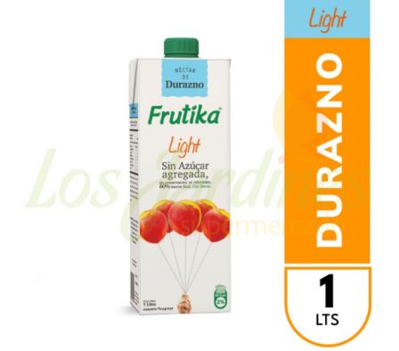 JUGOS DURAZNO LIGHT FRUTIKA 1000 ML.