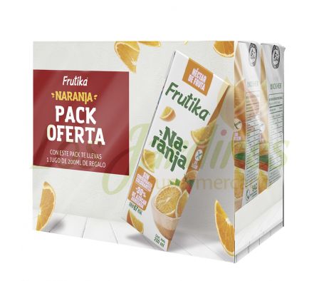 PAG 5 LLEV 6 JUGO DE NARANJA FRUTIKA 200 ML