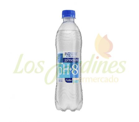 AGUA MINERAL C/ GAS GENESIS 500 ML.