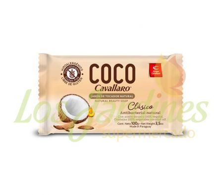 JABON DE TOCADOR CAVALLARO CLASICO DE COCO 100G