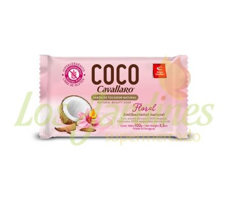 JABON DE TOCADOR CAVALLARO FLORAR DE COCO 100G