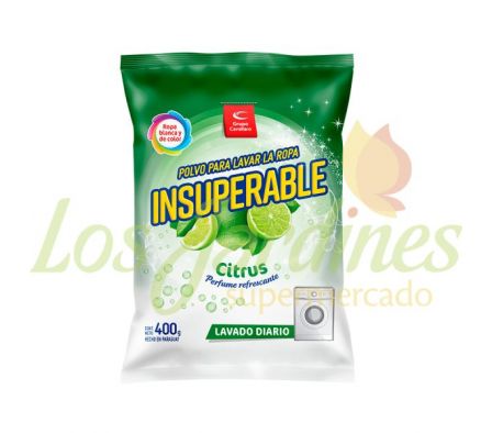 JABON EN POLVO INSUPERABLE CITRUS 400G