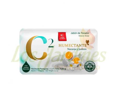 JABON TOCADOR C2 HUMECTANTE NARANJA Y JAZMIN 125G
