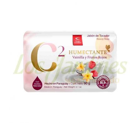 JABON C2 HUMECTANTE VAINILLA/FRUTOS ROJOS 90G