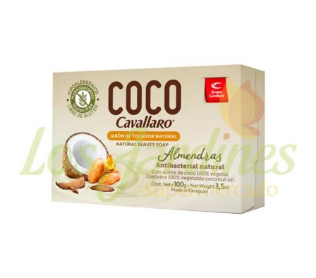 JABON DE COCO ANTIBAC ALMENDRAS CAVALLARO 100G