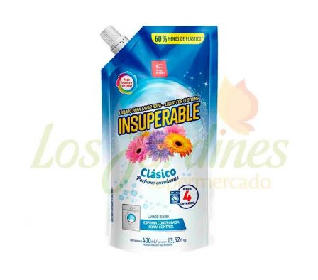 JABON LIQUIDO INSUPERABLE CLASICO 400ML