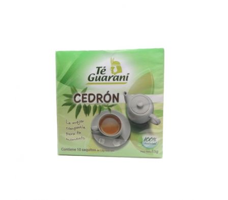 TE GUARANI CEDRON 10 SAQUITOS 15G