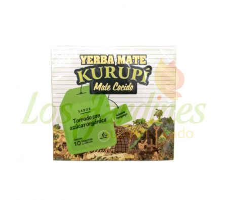 MATE COCIDO KURUPI TORRADO C/ AZUCAR ORGANICA 10
