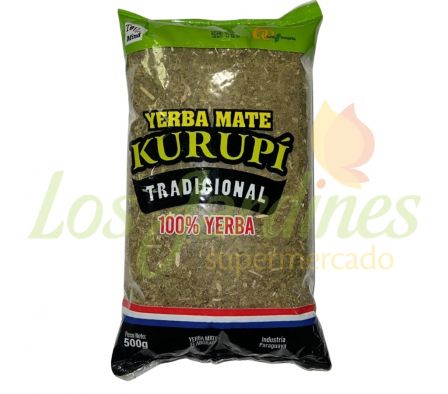 YERBA TRADICIONAL KURUPI BOLSA 500G
