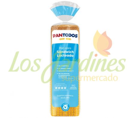 PAN DE SANDWICH LACTEADO PAN TODOS 600G