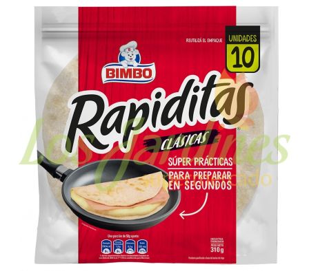 RAPIDITAS BIMBO CLASICA 310 GRS