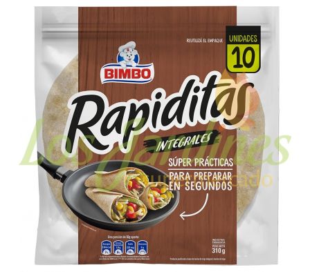 RAPIDITAS INTEGRAL BIMBO 10P 310GR