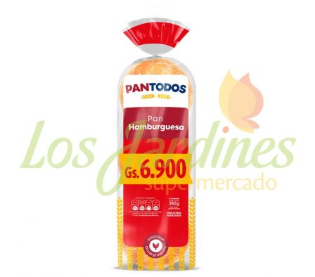 PAN HAMBURGUESA PANTODOS x 6 UND