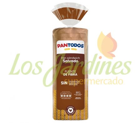 PAN DE SANDWICH SALVADO PANTODOS 850G