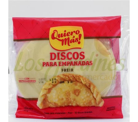 DISCO P/EMPANADA FREIR SUPER QUIERO MAS.