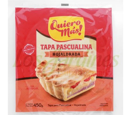 TAPA PASCUALINA HOJALDRADA