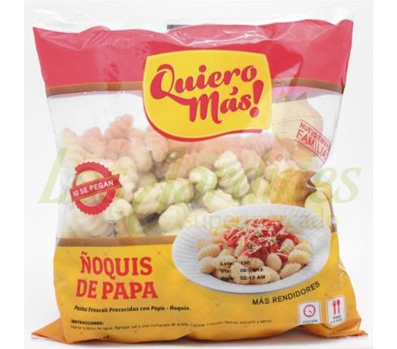 ÑOQUIS DE PAPA QUIERO MAS 1 KG.