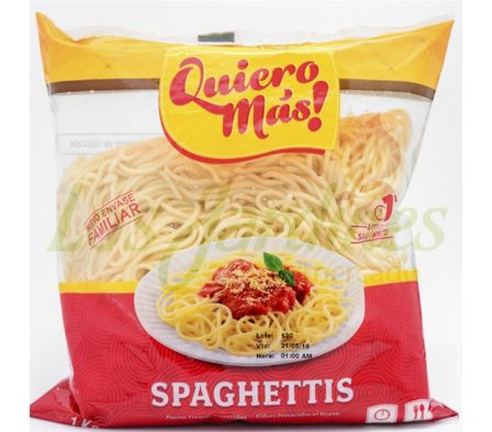 SPAGHETTI QUIERO MAS X1 KG