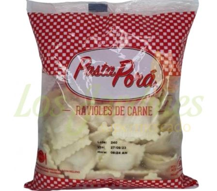 RAVIOLES DE CARNE PASTA PORA 500G