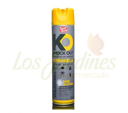INSECTICIDA AER. BASE BASE KNOCK OUT VOLA. C/CIT
