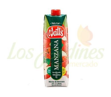 JUGO NECTAR MANZANA WATTS 1 LITRO