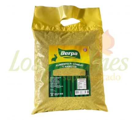ALIMENTO PARA CONEJO Y HAMSTER BERPA 2000G