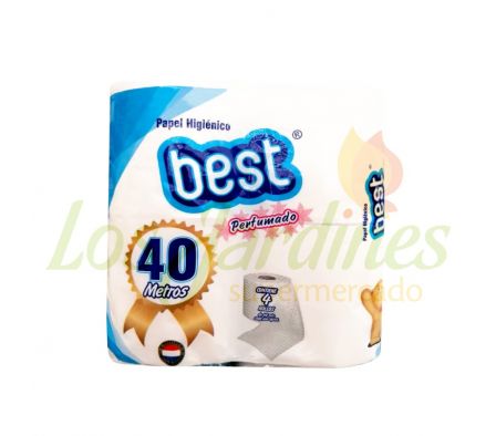 PAPEL HIGIENICO BEST PERFUMADO 40M 4UN