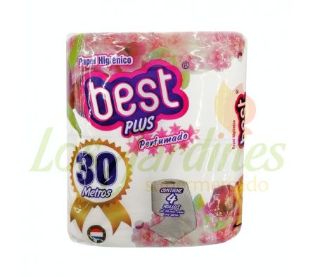 PAPEL HIGIENICO BEST PERFUMADO 30M 4UN
