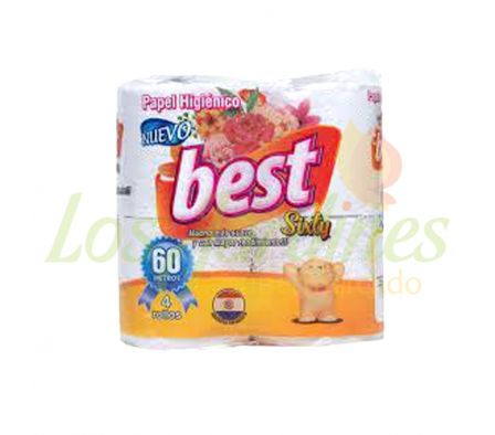 PAPEL HIGIENICO HOJA SIMPL BLAN BEST 60M 10CM ALT