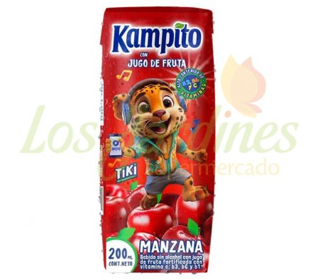 JUGO KAMPITO MANZANA TETRA 200ML