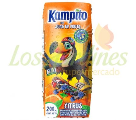 JUGO KAMPITO CITRUS TETRA 200ML