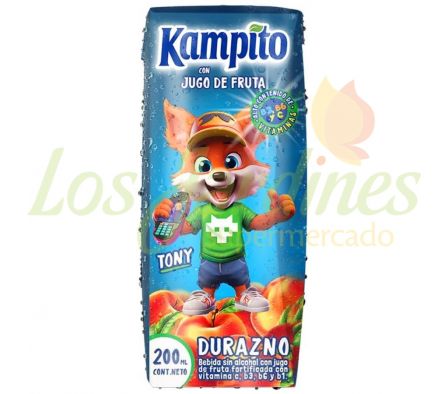 JUGO KAMPITO DURAZNO TETRA 200ML