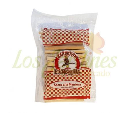 SECOS A LA MANTECA LA NEGRITA 250 GR