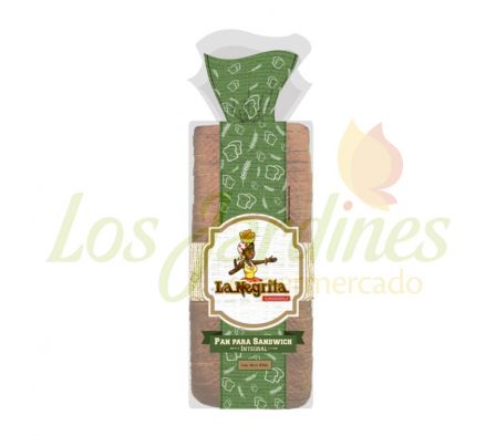 PAN DE SANDWICH LA NEGRITA INTEGRAL 900GR