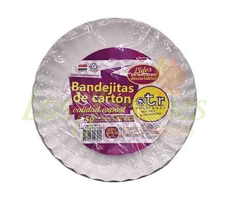 BANDEJA REDONDO CARTON O.T.R