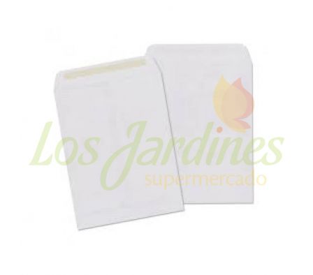 SOBRES TIPO BOLSA BCOS. 23x32CM