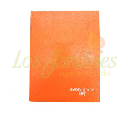 CUADERNO 48 HJS 2 RAYA NARANJA AVON T.D. ARAÑA